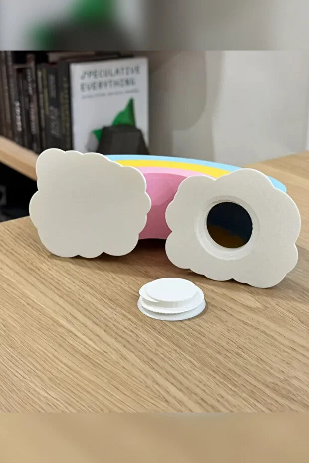 Gökkuşağı Kumbara | Rengârenk Tasarım, Dayanıklı Malzeme, Dekoratif ve Eğlenceli Hediyelik 